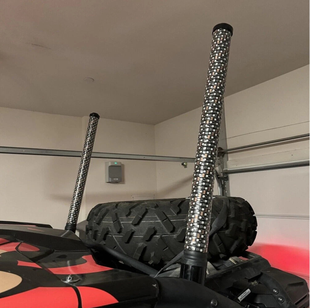 3-Foot RGB LED Spiral Whip Light Set for Can-Am Maverick X3 product view