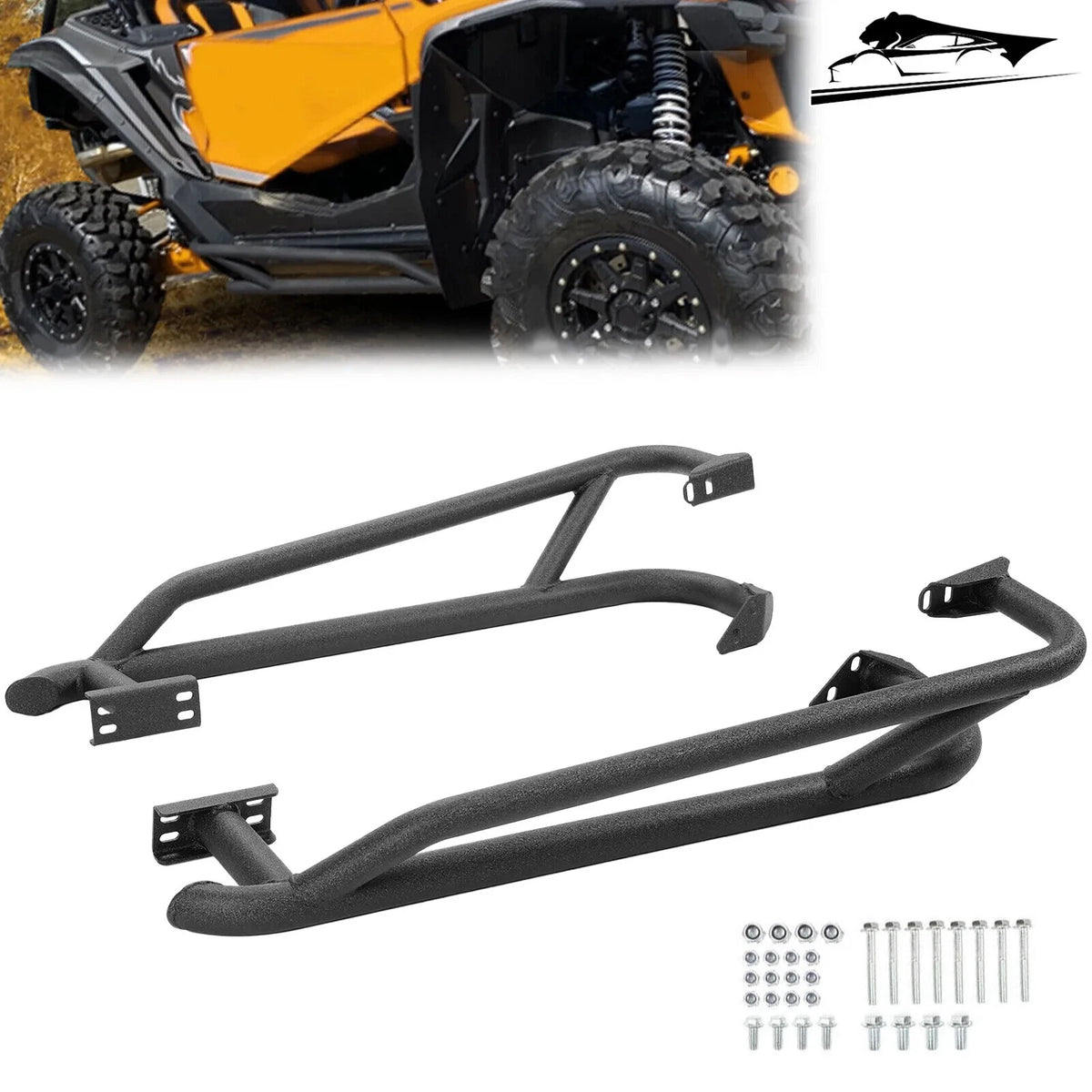 Heavy-Duty Nerf Bar and Rock Slider Set for Honda Talon 1000R and 1000X 2019-2024 product view