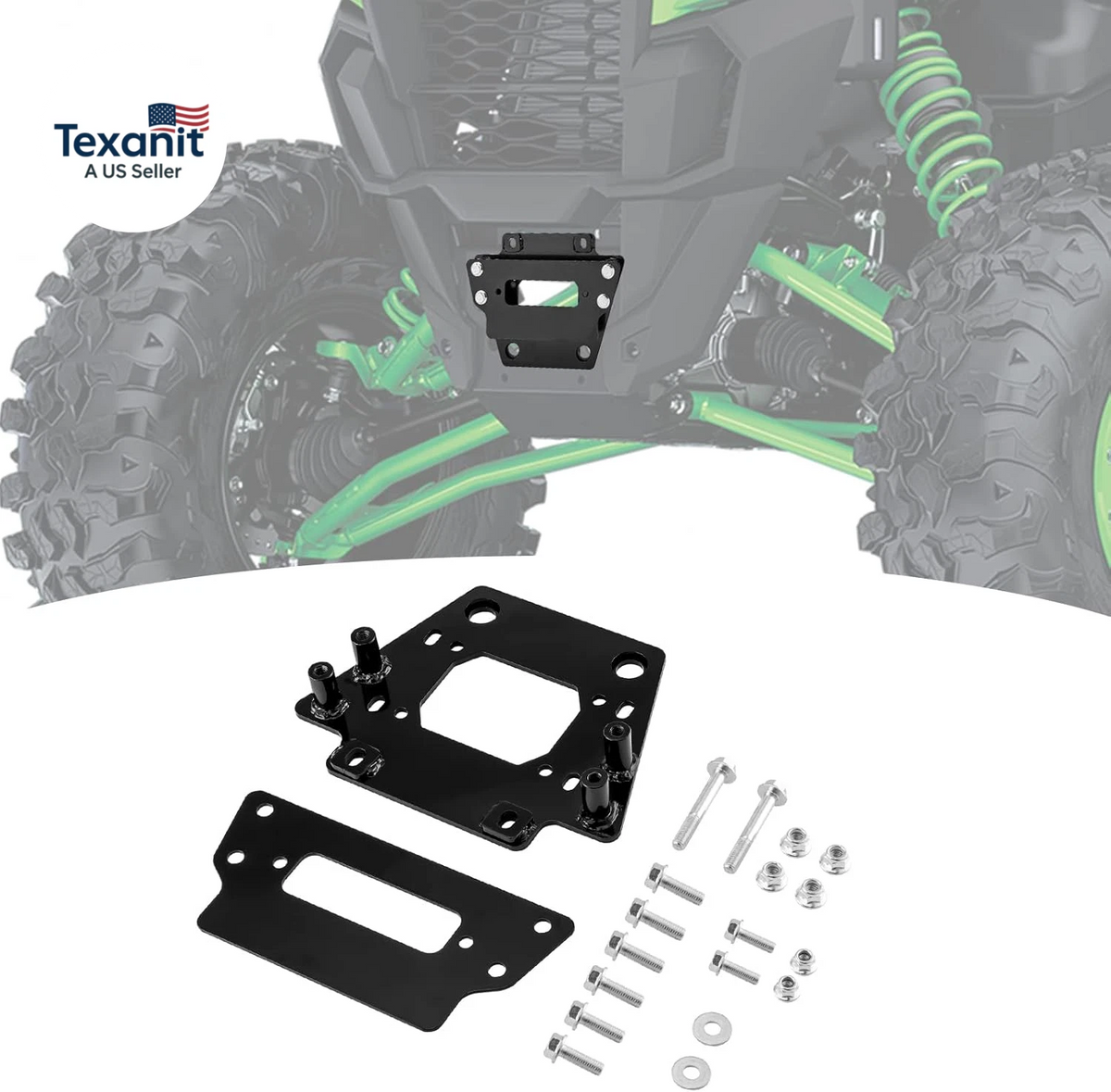 Winch Mount Plate for Kawasaki Teryx KRX 1000 2020-2025 product view