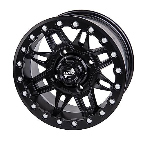 4/137 Beadlock UTV Wheel 15x7 5+2 Matte Black for Honda and Can-Am product view