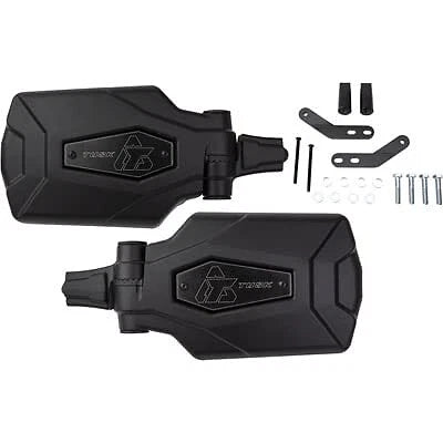 Pivot-Folding UTV Mirror Kit with A-Pillar Mounts for Kawasaki Teryx KRX 1000