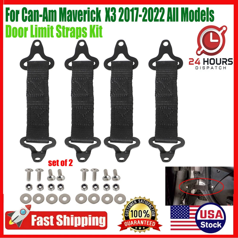 Door Limiting Strap Set for Can-Am Maverick X3 and X3 MAX product view