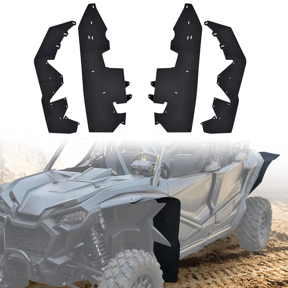 Front and Rear Fender Flare Extension Set for Honda Talon 1000 product view