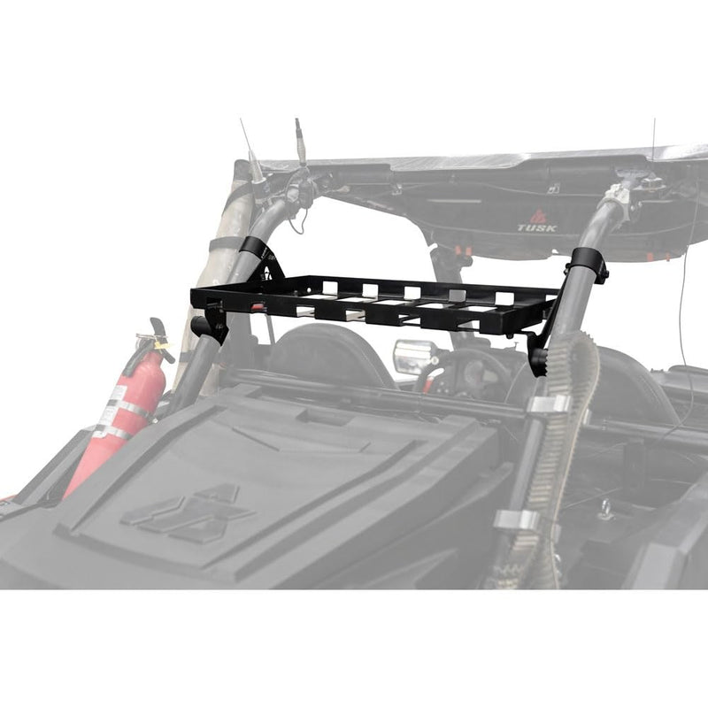 Black Powder-Coated Cargo Rack RZR XP 1000 and XP Turbo 2016-2021 product view