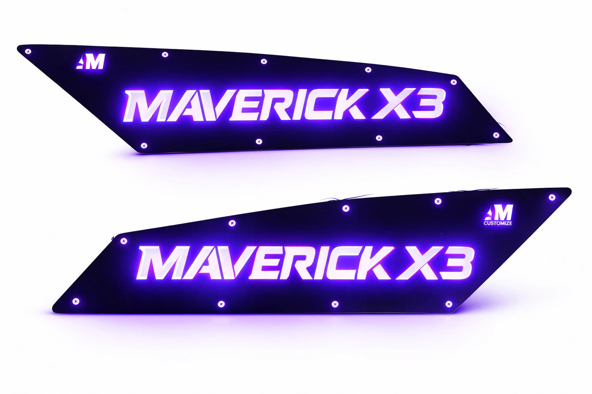 RGB LED Side Badge Light Set for Can-Am Maverick X3 product view
