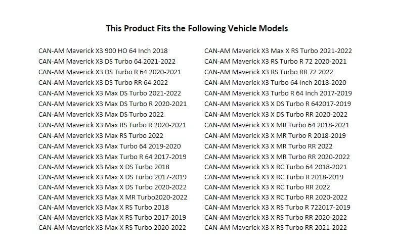 Pivot-Folding UTV Mirror Kit with A-Pillar Mounts for Can-Am Maverick X3 product view