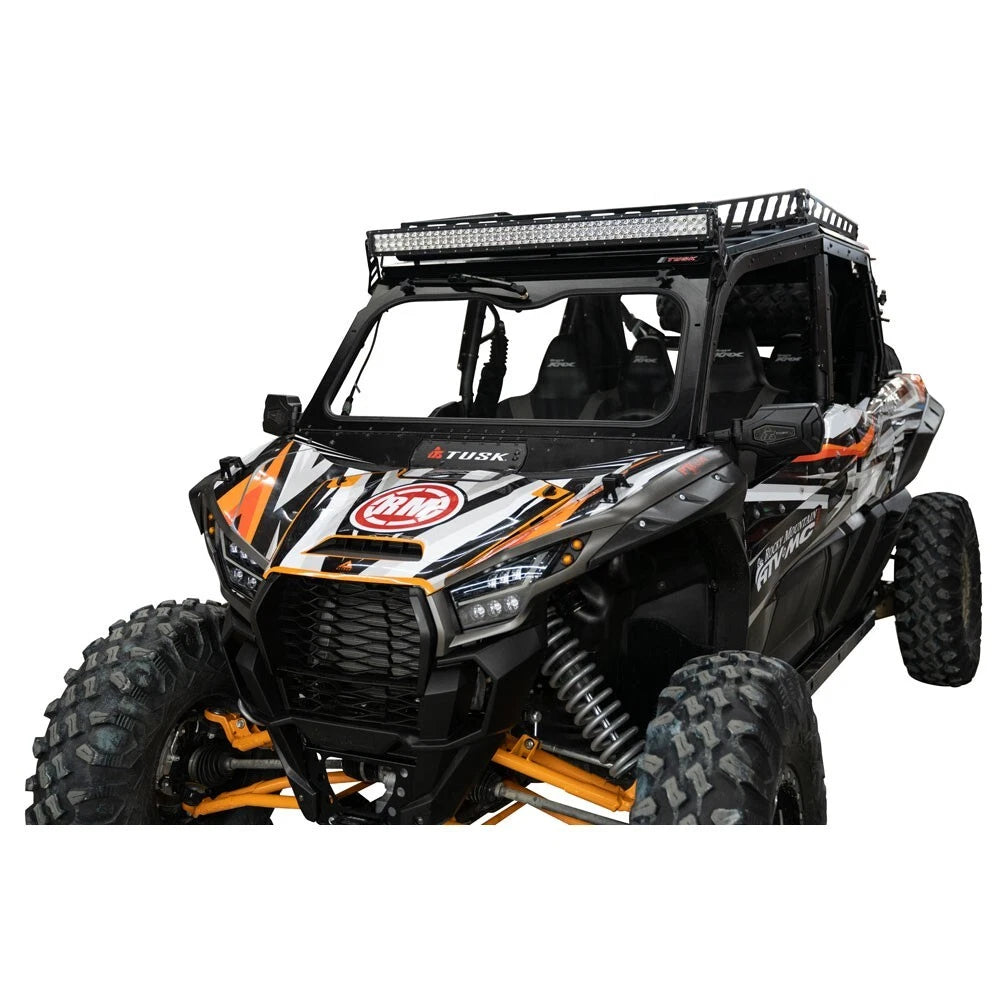 Folding Glass Windshield with Wiper for Kawasaki Teryx KRX 1000 product view